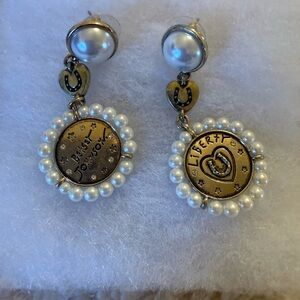 Betsey Johnson Lucky Charm Earrings